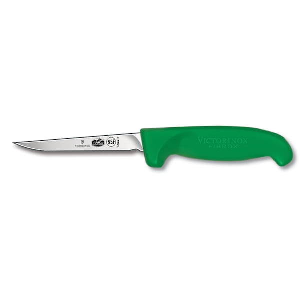 Swiss Army Brands Victorinox Kitchen Fibrox Pro - Haccp Green Poultry - Small Handle, 40.5In Boning Blade VIC-5.5904.11 - main
